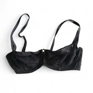 Parade Black Lace Unlined Bralette